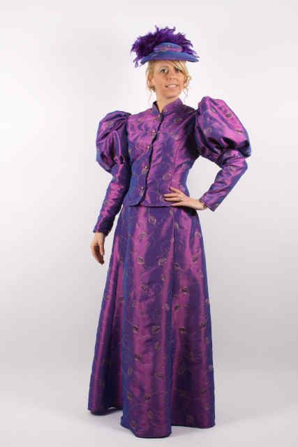 Ladies Victorian Edwardian Day Costume Size 24 - 26 Image